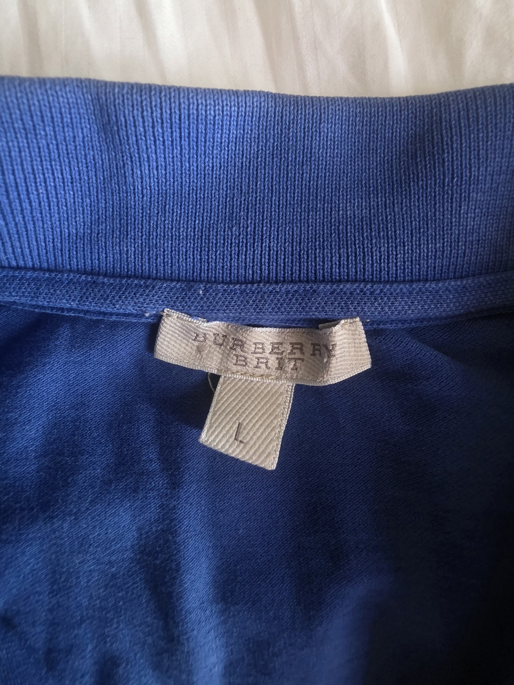 Burberry Womens Blue Polo